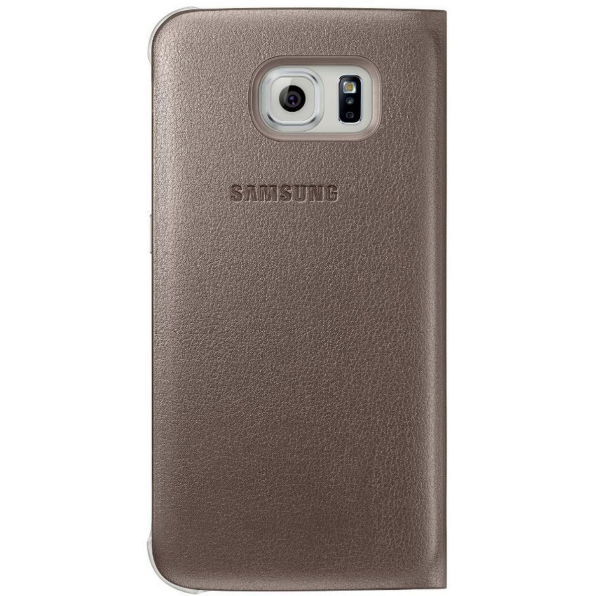 Samsung Galaxy S6 S-View Case Gold