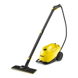Karcher Steam Cleaner SC 3 EasyFix Yellow,The SC 3 EasyFix steam cleaner with EasyFix floor nozzle and descaling cartridge enables uninterrupted cleaning thanks to the permanently refillable water tank. Heats up in just 30 seconds.