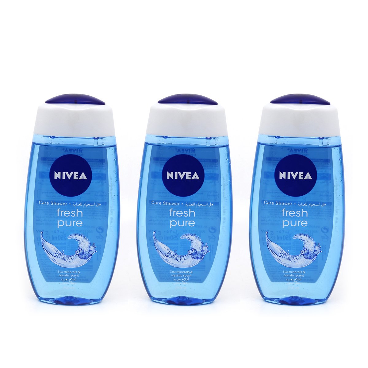 Nivea Shower Gel for Women 3 x 250ml