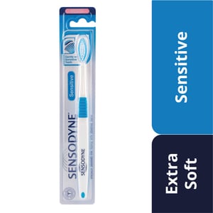 Buy Sensodyne Tooth Brush Sensitive Extra Soft 1 pc Assorted Color Online at Best Price | Toothbrushes | Lulu Kuwait in Kuwait