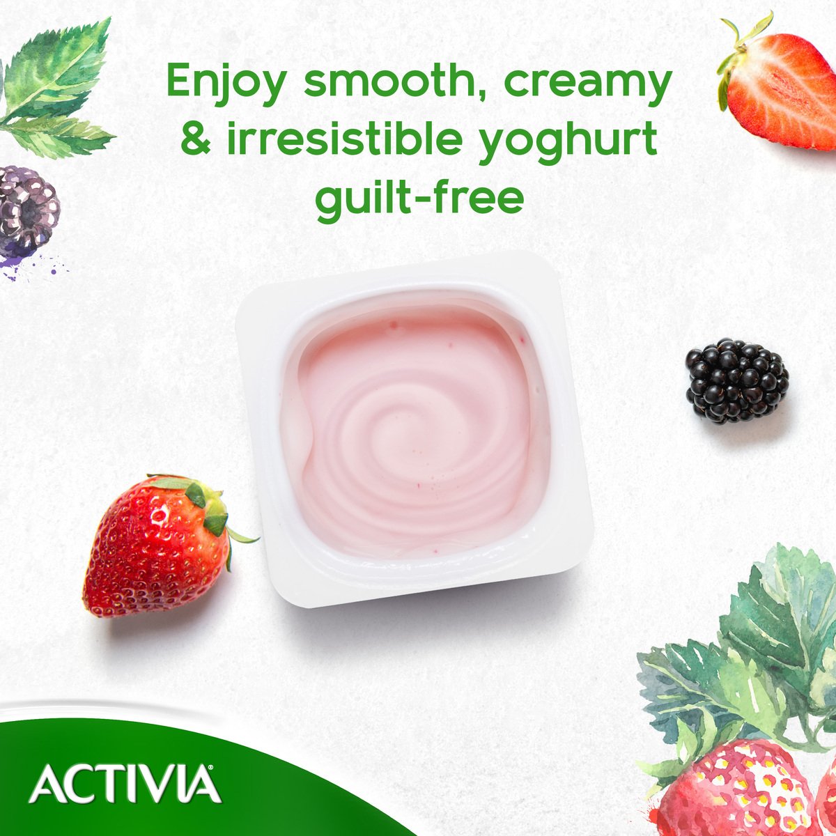 Activia Stirred Yoghurt Low Fat Mixed Berries 120 g