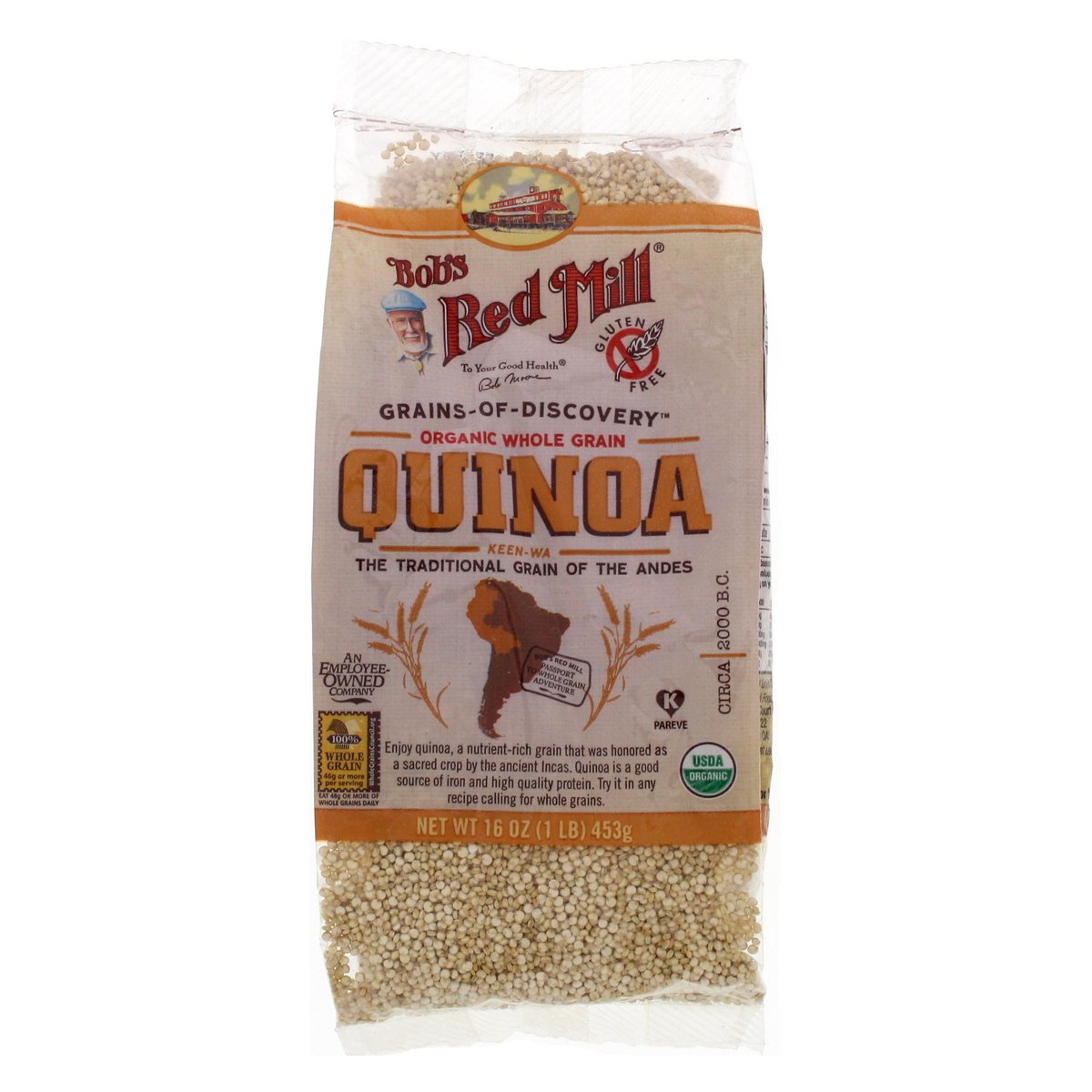 Bob's Red Mill Organic Whole Grain Quinoa 453 g