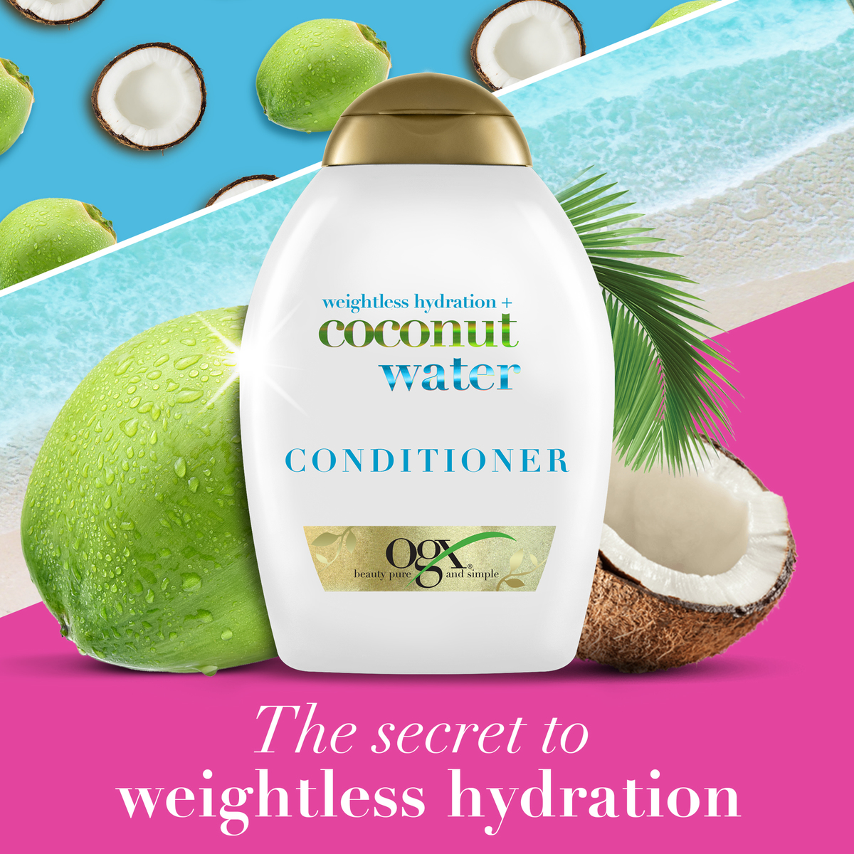 Ogx Conditioner Weightless Hydration + Coconut Water 385 ml