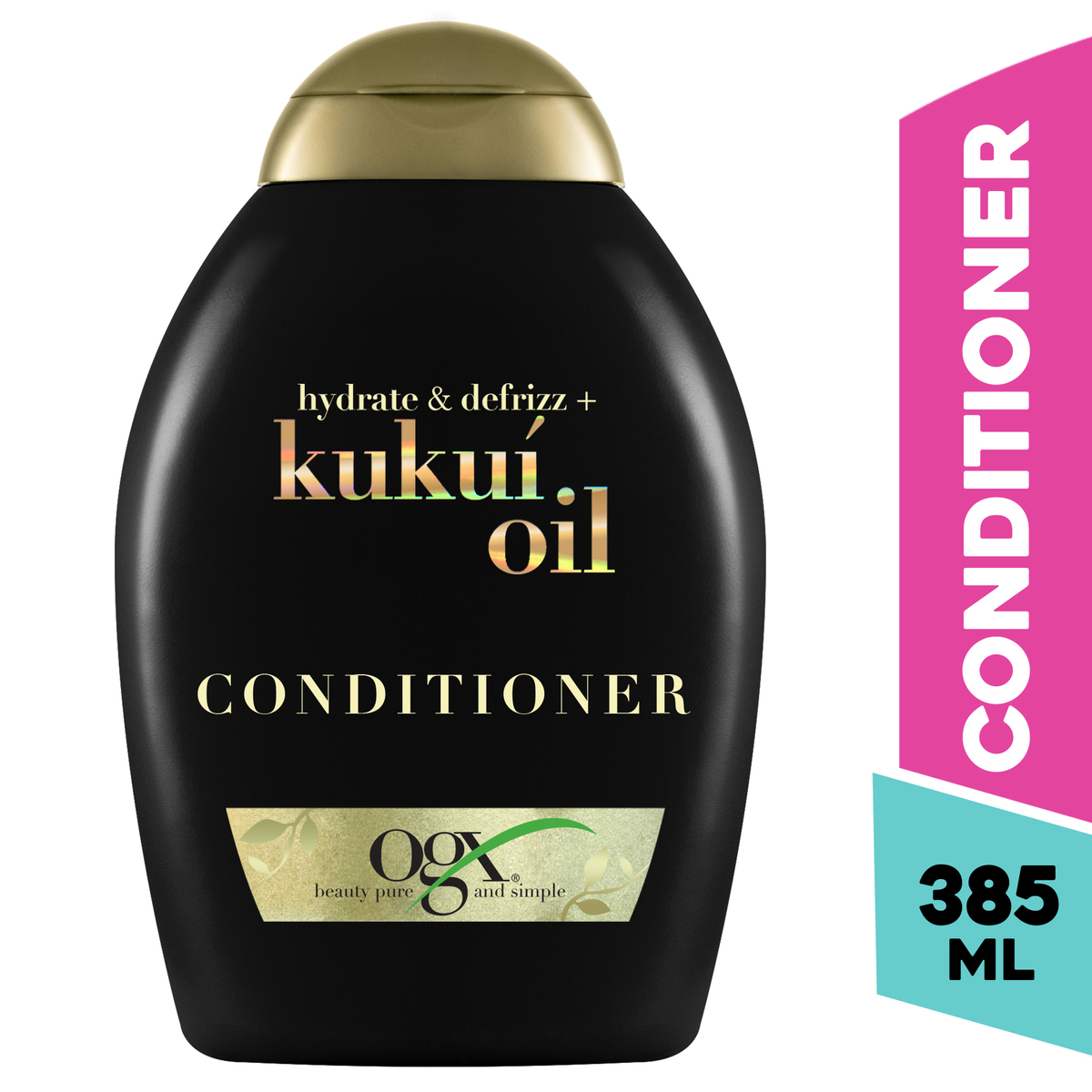 Ogx Conditioner Hydrate & Defrizz + Kukui Oil 385 ml