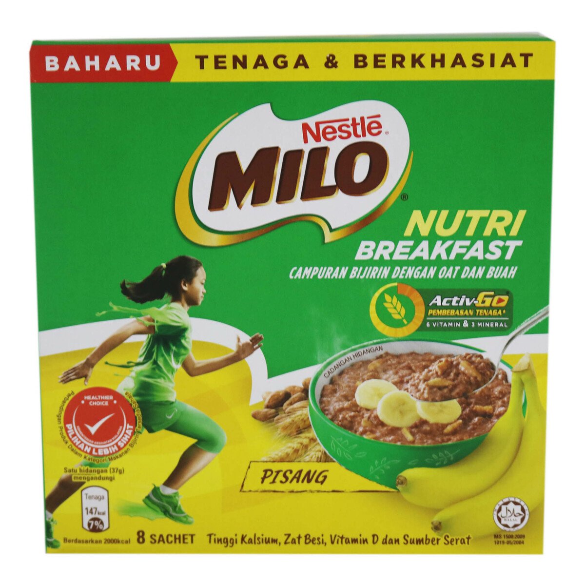 Milo Nutri Break Fast Banana 8 x 37g