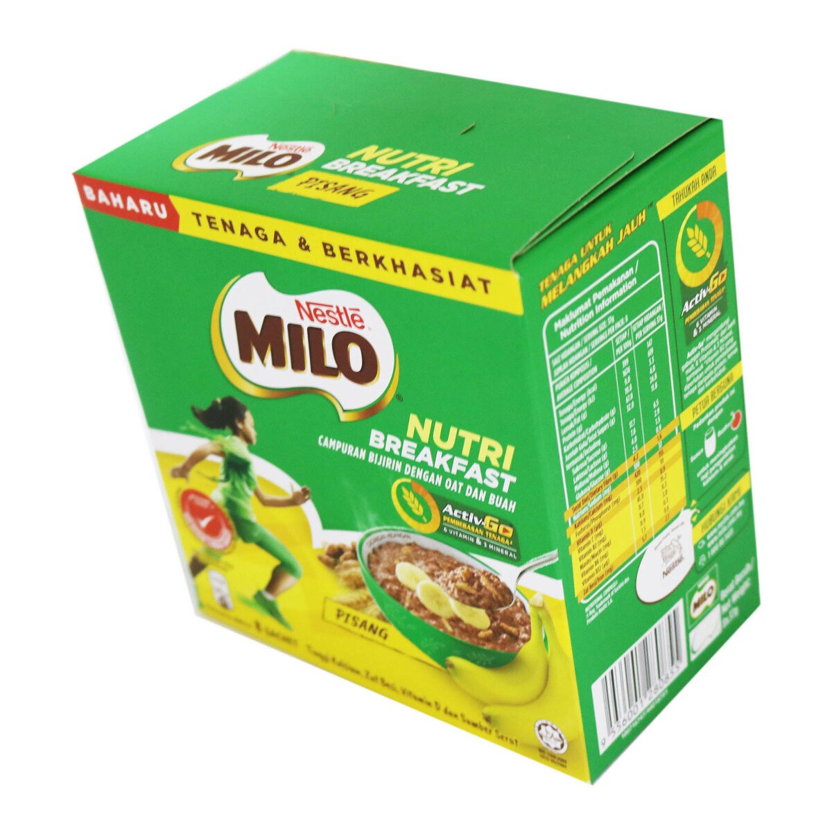 Milo Nutri Break Fast Banana 8 x 37g