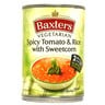 Baxters Vegetarian Spicy Tomato & Rice with Sweetcorn Soup 400 g