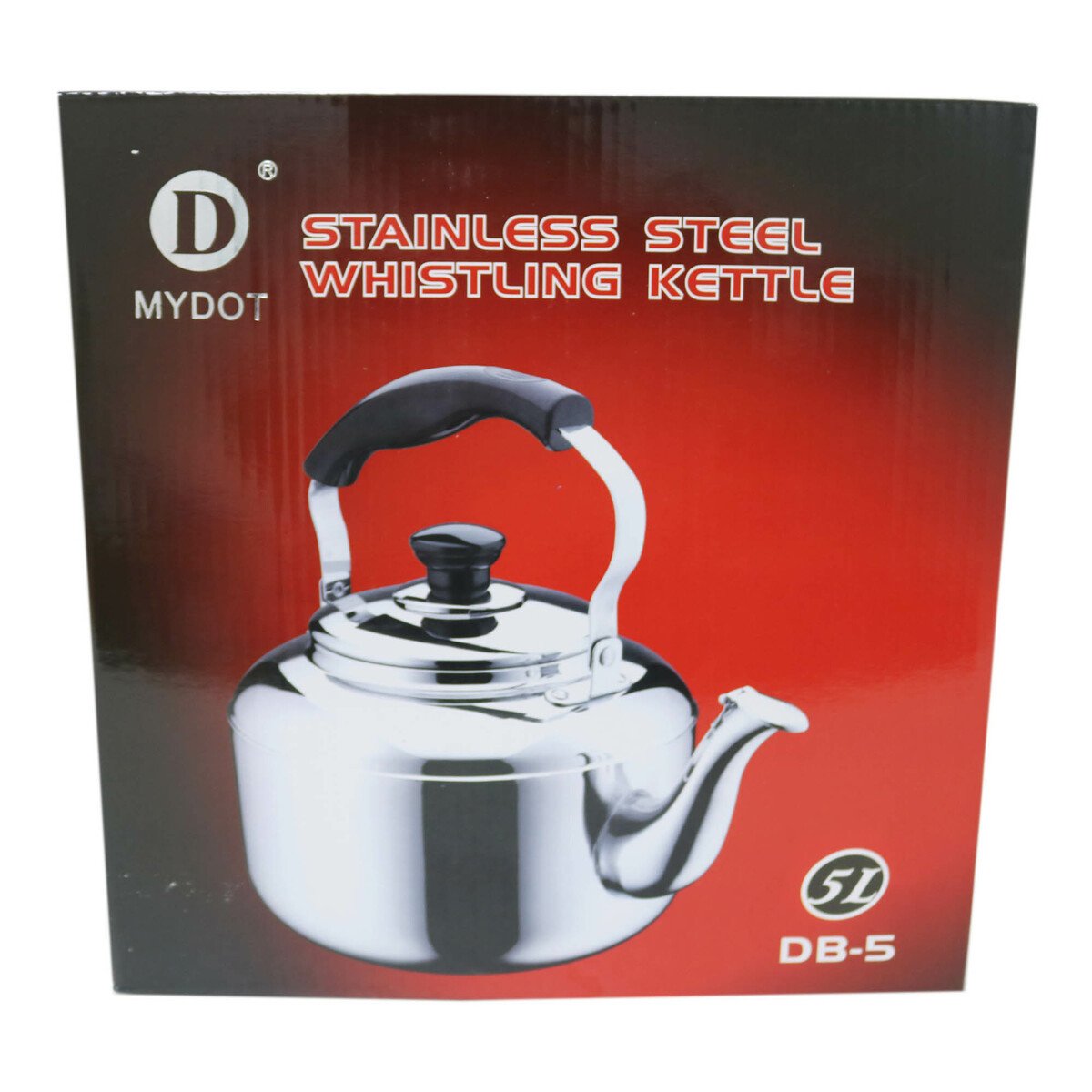 My-Dot Stainless Steel Whistle Kettle 5L DB50