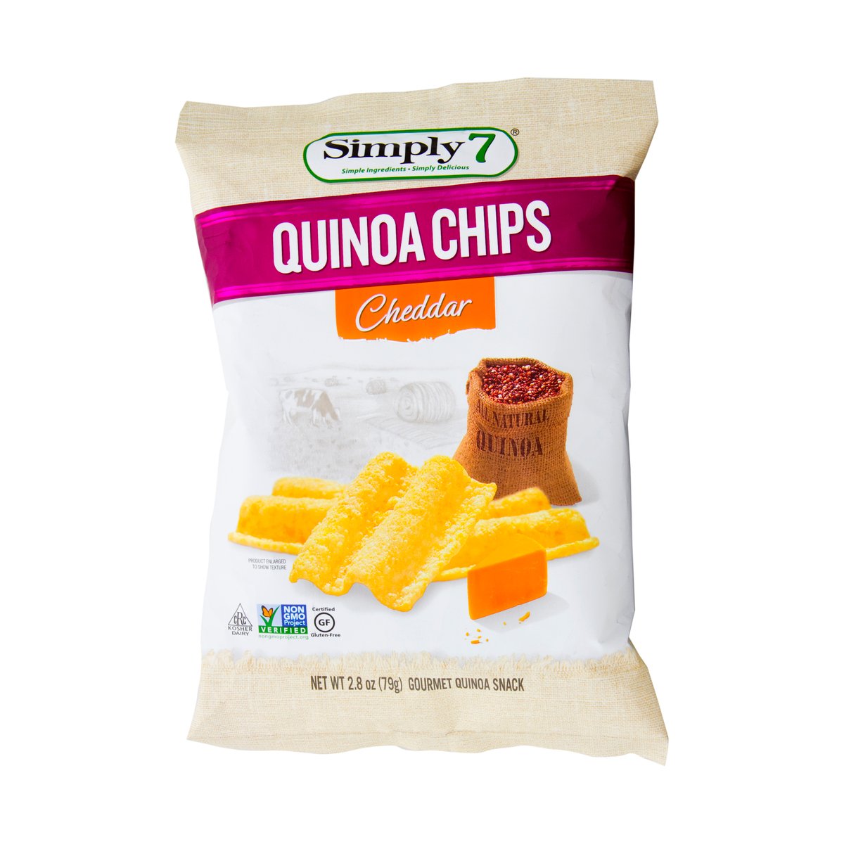 Simply 7 Cheddar Quinoa Chips 79 g