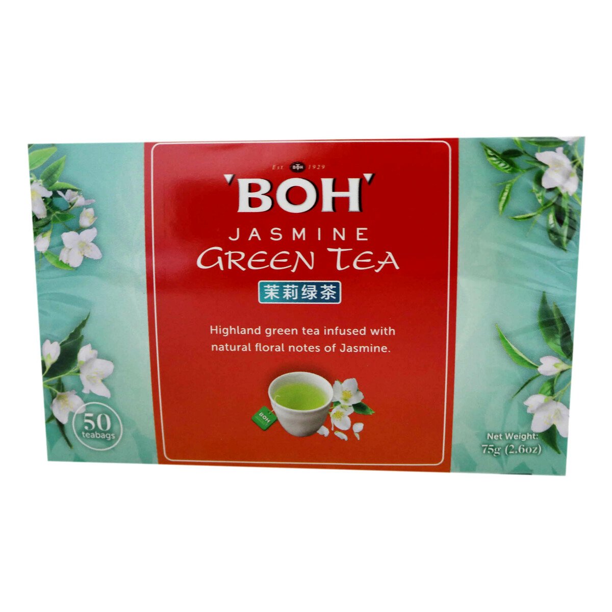 Boh Jasmine Green Tea 20 x 2g