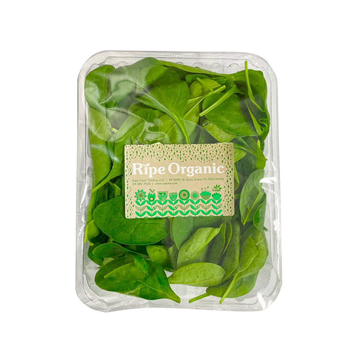 Organic Baby Spinach 1 pkt