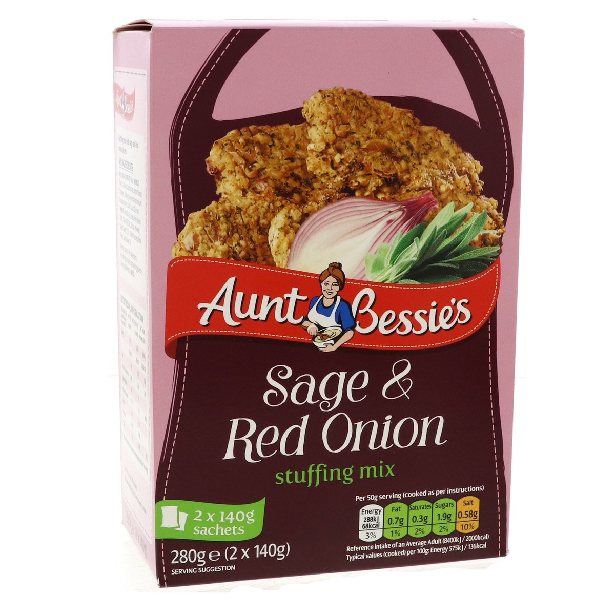 Aunt Bessies Saga & Red Onion Stuffing Mix 280 g