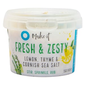 Cornish Sea Salt Lemon & Thyme 55g