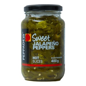 Peppadew Hot Sweet Jalapenos Peppers Slices 400g
