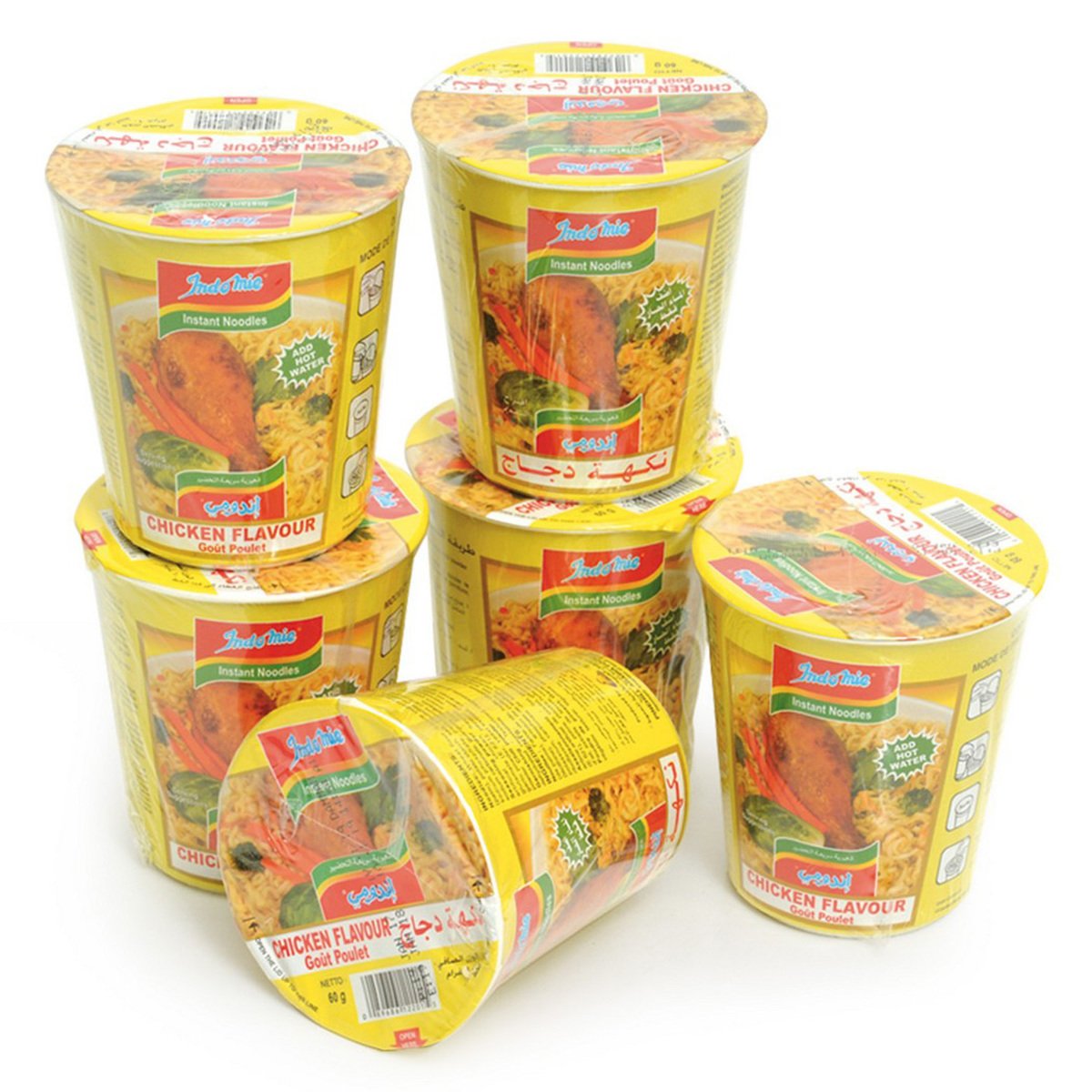 Indomie Cup Noodles Assorted 60g x 6