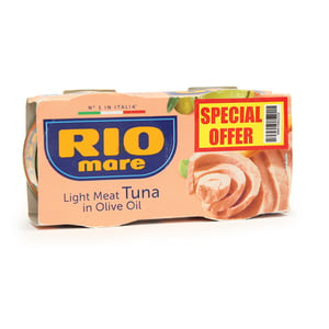 Rio Mare Light Meat Tuna In Olive Oil Value Pack 2 x 160g