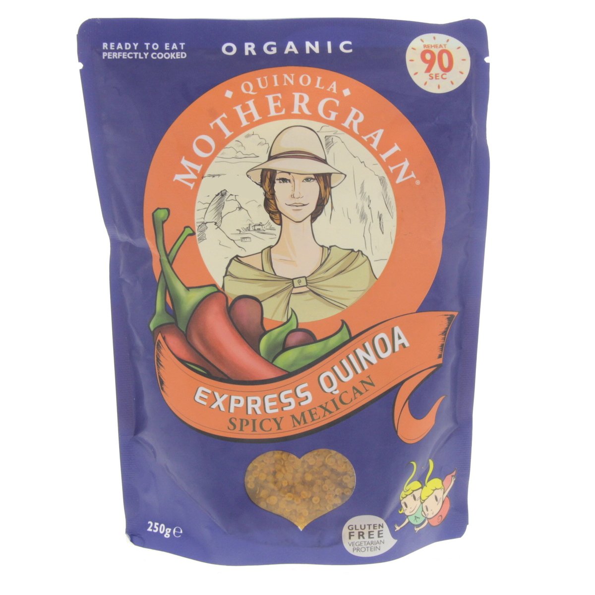 Quinola Mother Grain Organic Express Quinoa Spicy Mexican 250 g