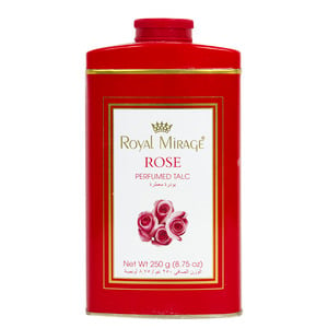 Royal Mirage Perfumed Talc Rose 250g