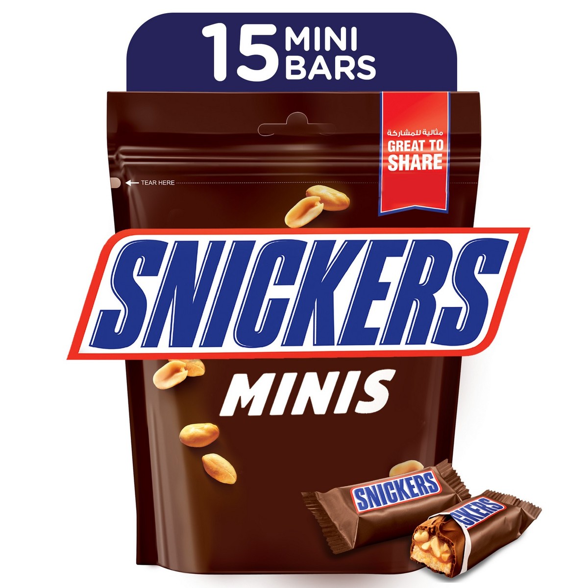 Snickers Minis Chocolate Mini Bars  225g 15pcs