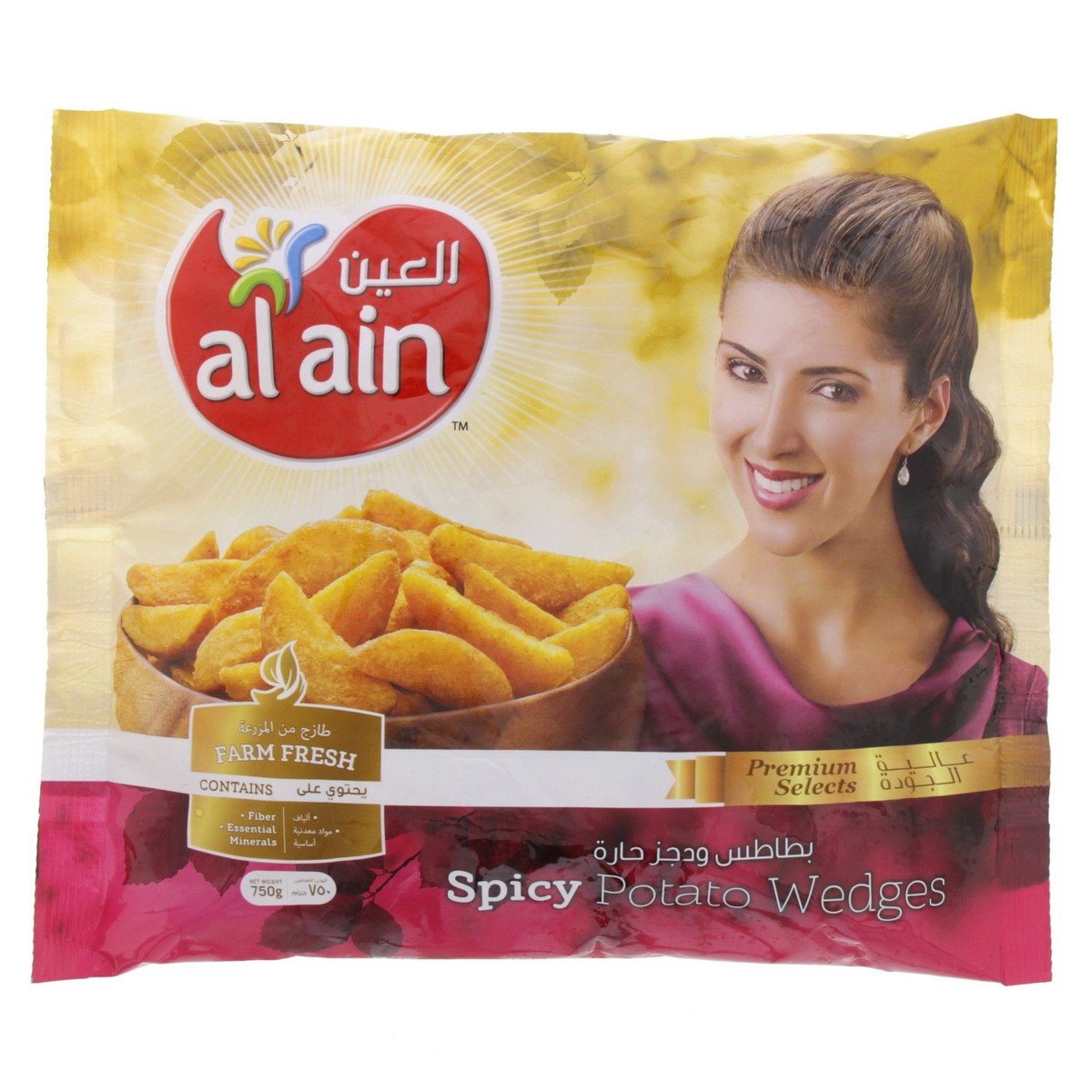 Al Ain Spicy Potato Wedges 750 g