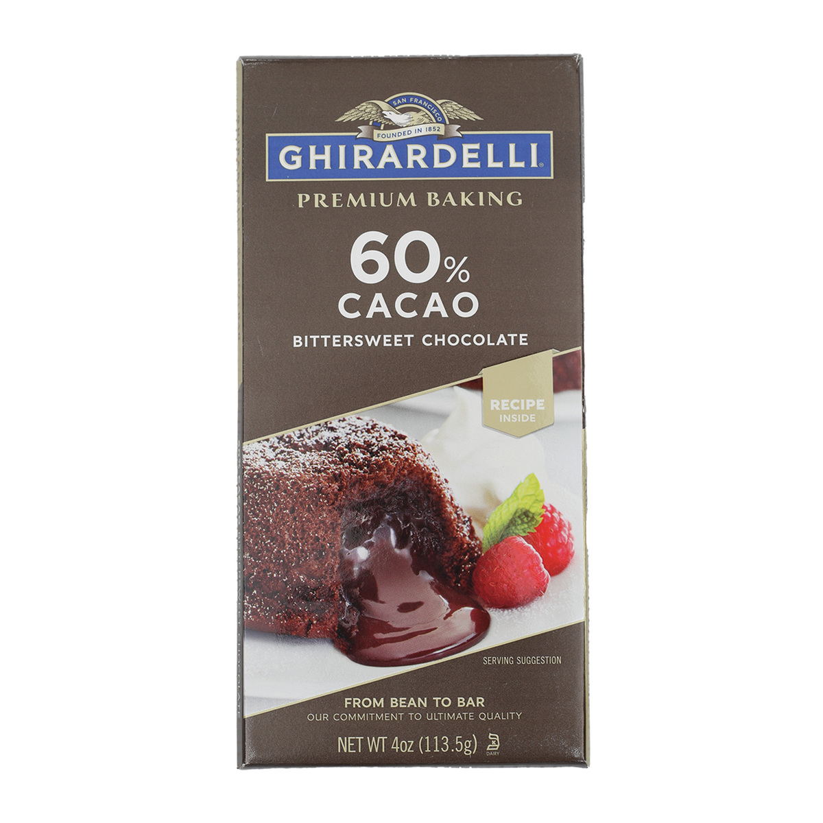 Ghirardelli Bittersweet Chocolate 60% Cacao 113.5 g