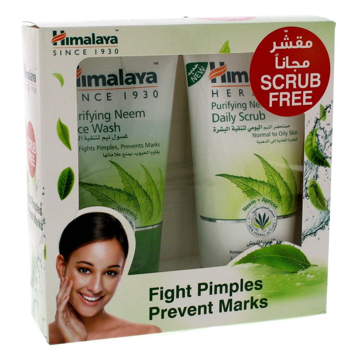 Himalaya Purifying Neem Face Wash 150 ml + Facial Scrub 150 ml