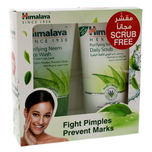 Himalaya Purifying Neem Face Wash 150ml + Facial Scrub 150ml