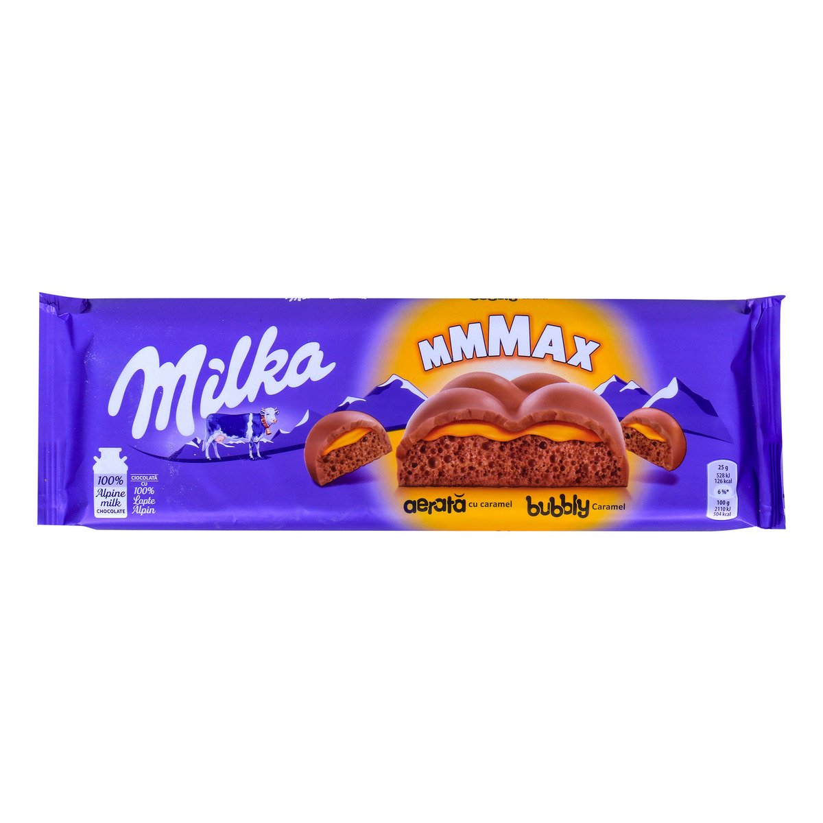 Milka Bubbly Caramel Chocolate 250 g