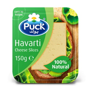 Puck Havarti Natural Cheese Slices 150 g