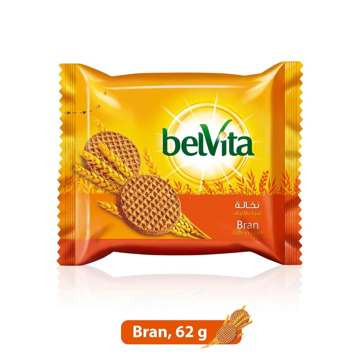 Belvita Bran Rich In Fibre Biscuit 62g x 12 Pieces
