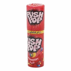 Buy Topps Bazooka Push Pop Strawberry 15 g Online at Best Price | Candy | Lulu Kuwait in Kuwait