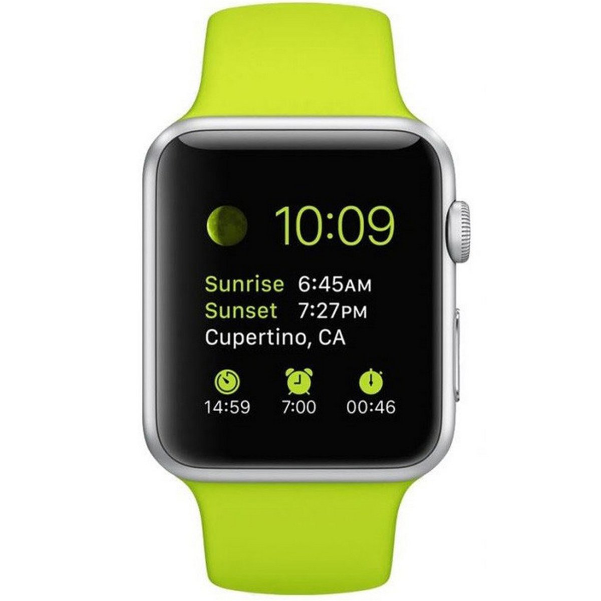 Apple Watch Sport MJ2U2 38mm With Green Band