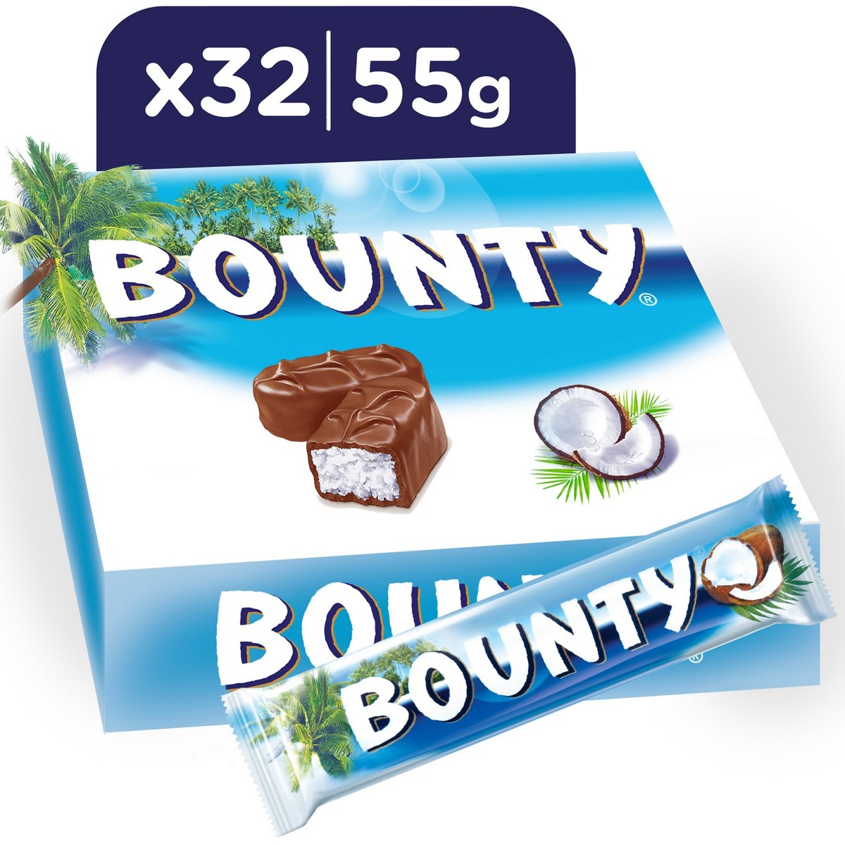 Bounty Milk Chocolate Bar 55 g