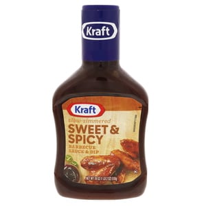 Kraft Sweet And Spicy Barbecue Sauce And Dip 510g