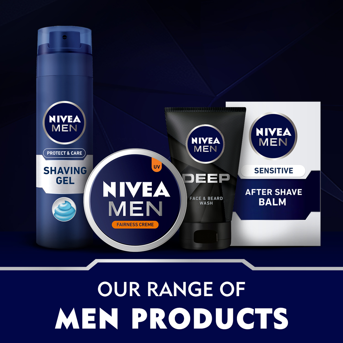 Nivea Men Face Body & Hands Moisturising Cream Creme 150 ml