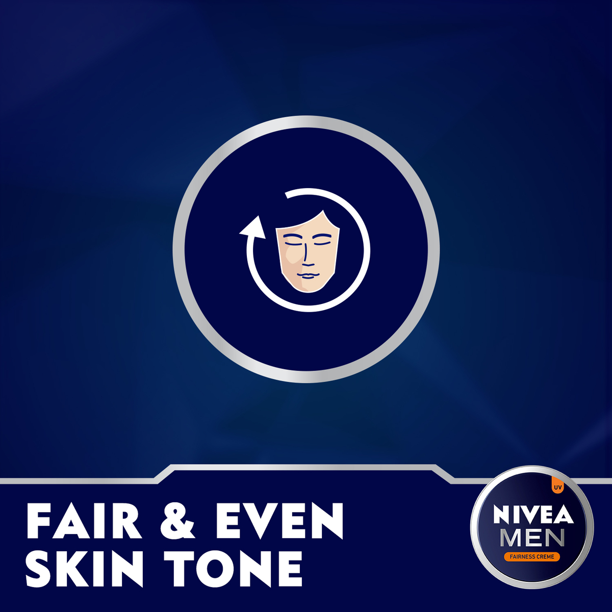 Nivea Men Face Body & Hands Cream Fairness Creme Tin 75 ml