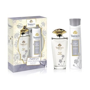 Yardley London Royal Diamond Perfume EDT 125ml + Refreshing Body Spray 150ml