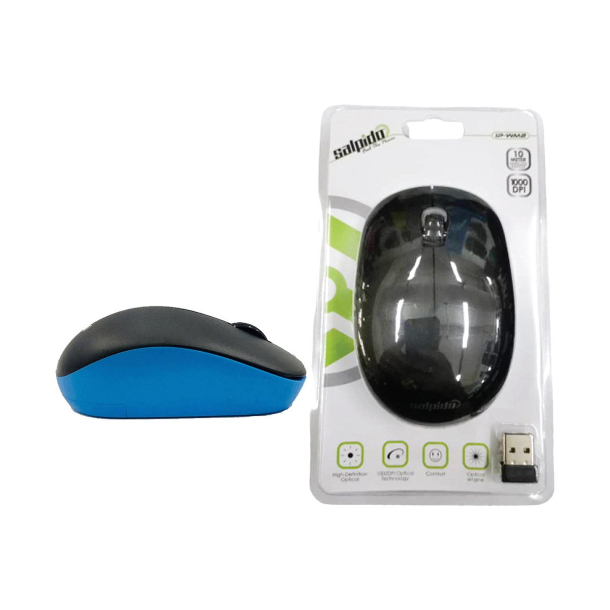 Salpido Wireless Mouse IP-WM2 Brown
