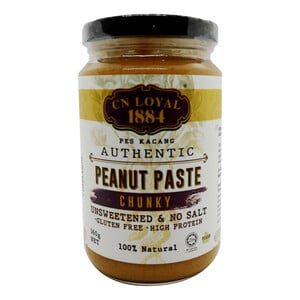 CN Loyal 1884 Peanut Paste Chunky Un Sweetened 360g