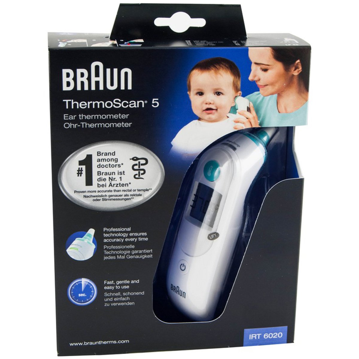 gespannen Reusachtig patroon Braun Ear Thermo Scan IRT6020 Online at Best Price | Thermometer | Lulu UAE
