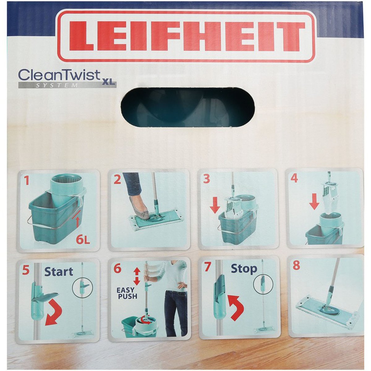 Leifheit Mop + Bucket With Wringer 2015