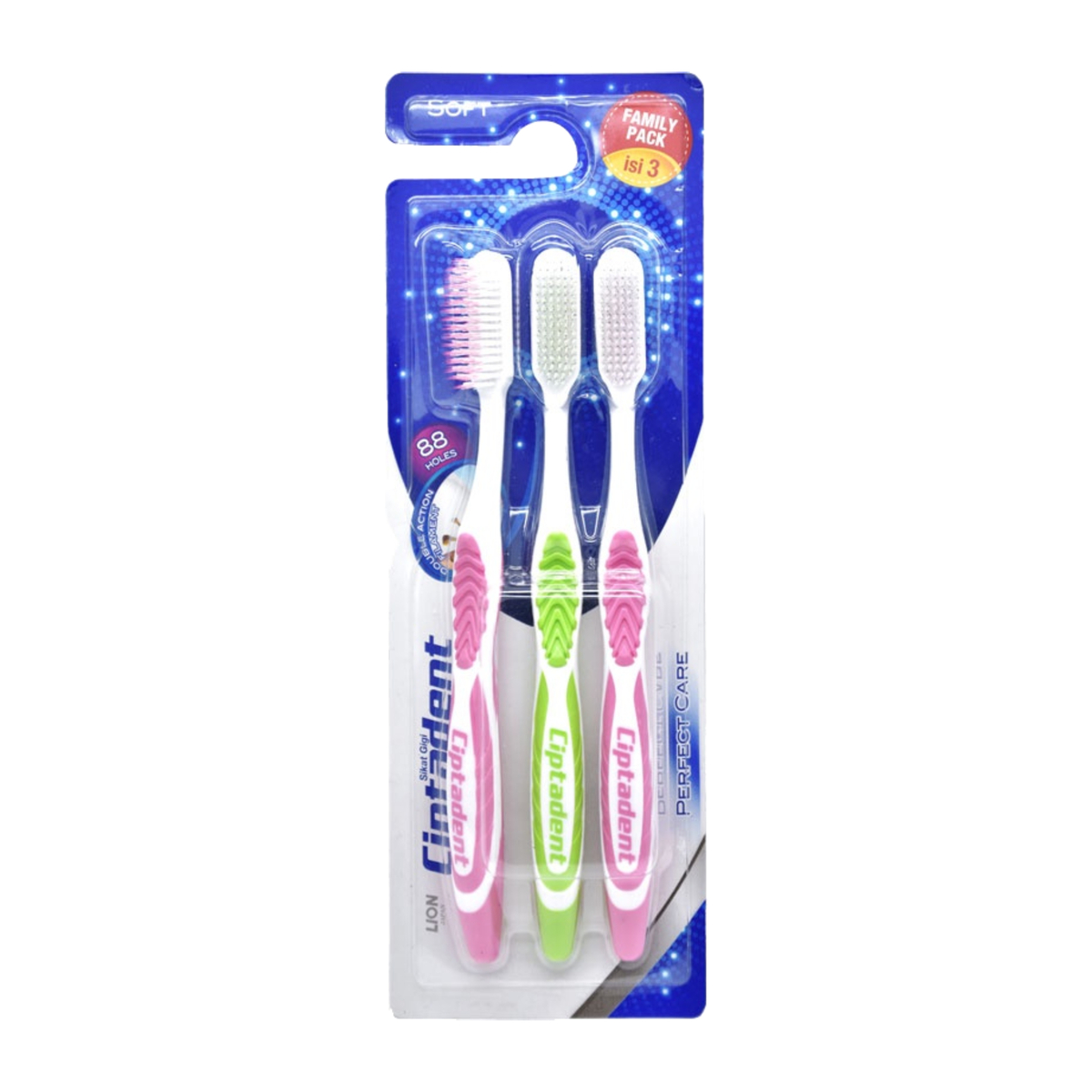 Ciptadent Toothbrush Perfect Care Soft 3s