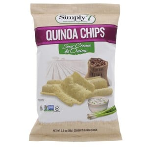 Simply 7 Quinoa Chips Sour Cream and Onion 99 g