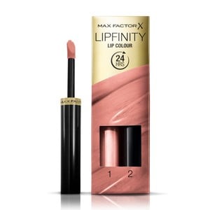 Max Factor Lipfinity Lip Colour Lipstick 2-step Long Lasting 160 Iced 2pcs
