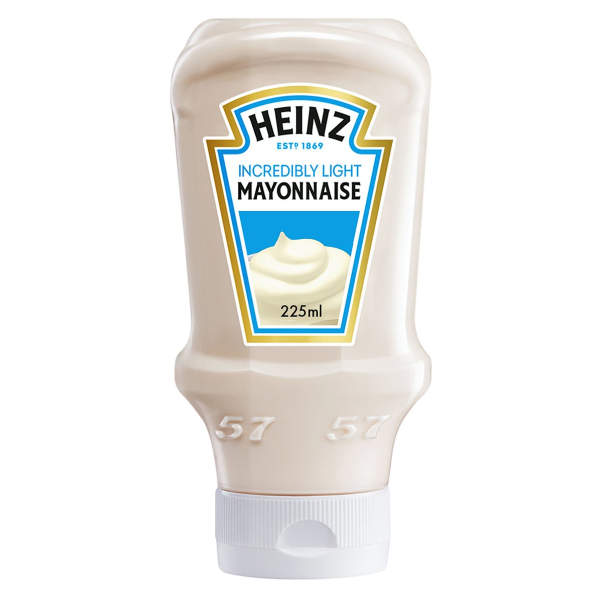 Buy Heinz Incredibly Light Mayonnaise Top Down Squeezy Bottle 225 ml Online at Best Price | Mayonnaise | Lulu KSA in Kuwait