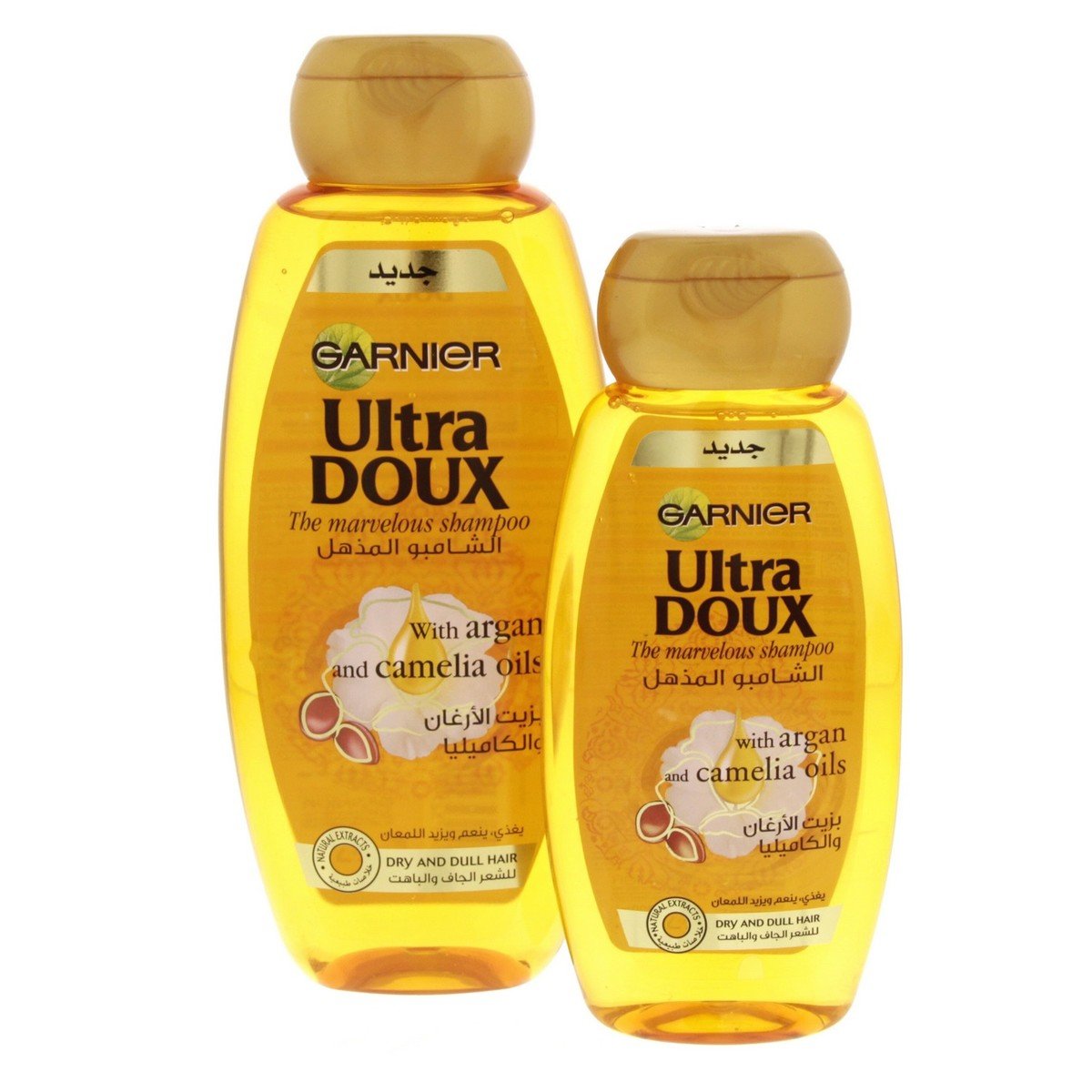 Garnier Ultra Doux The Marvellous Shampoo With Argan And Camelia Oil 400ml + 200ml