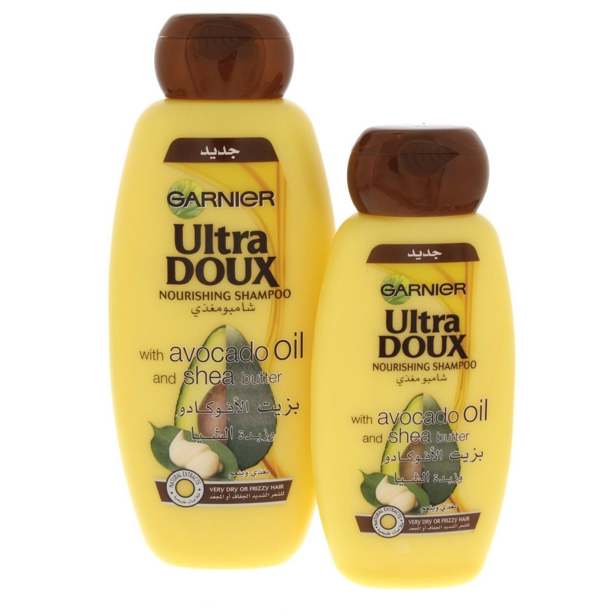 Garnier Ultra Doux Nourishing Shampoo With Avocado Oil And Shea Butter 400ml + 200ml