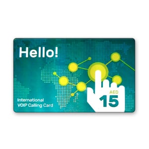 Hello VOIP Card (AED 15)