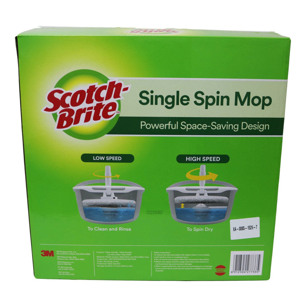 Scotch Brite Single Spin Mop Bucket T6