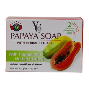 Yong Chin Papaya Soap Double Whitening 100g